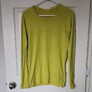 lululemon athletica Long Sleeve Top - Chartreuse